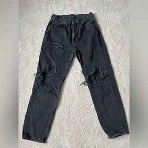 american eagle 00 short mom jeans🦅
